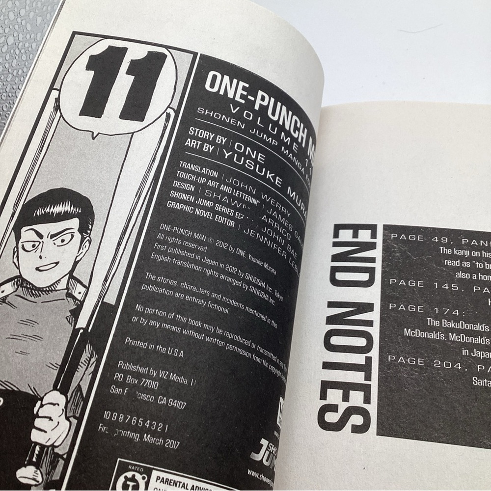 One-Punch Man Vol. 10 , 11 , 12 Paperback By ONE First Editions - Picture 4 of 9